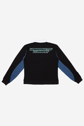 Kansas City Current Rugby Polo - Black / Storm