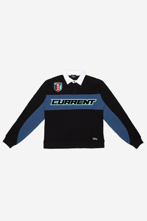 Kansas City Current Rugby Polo - Black / Storm