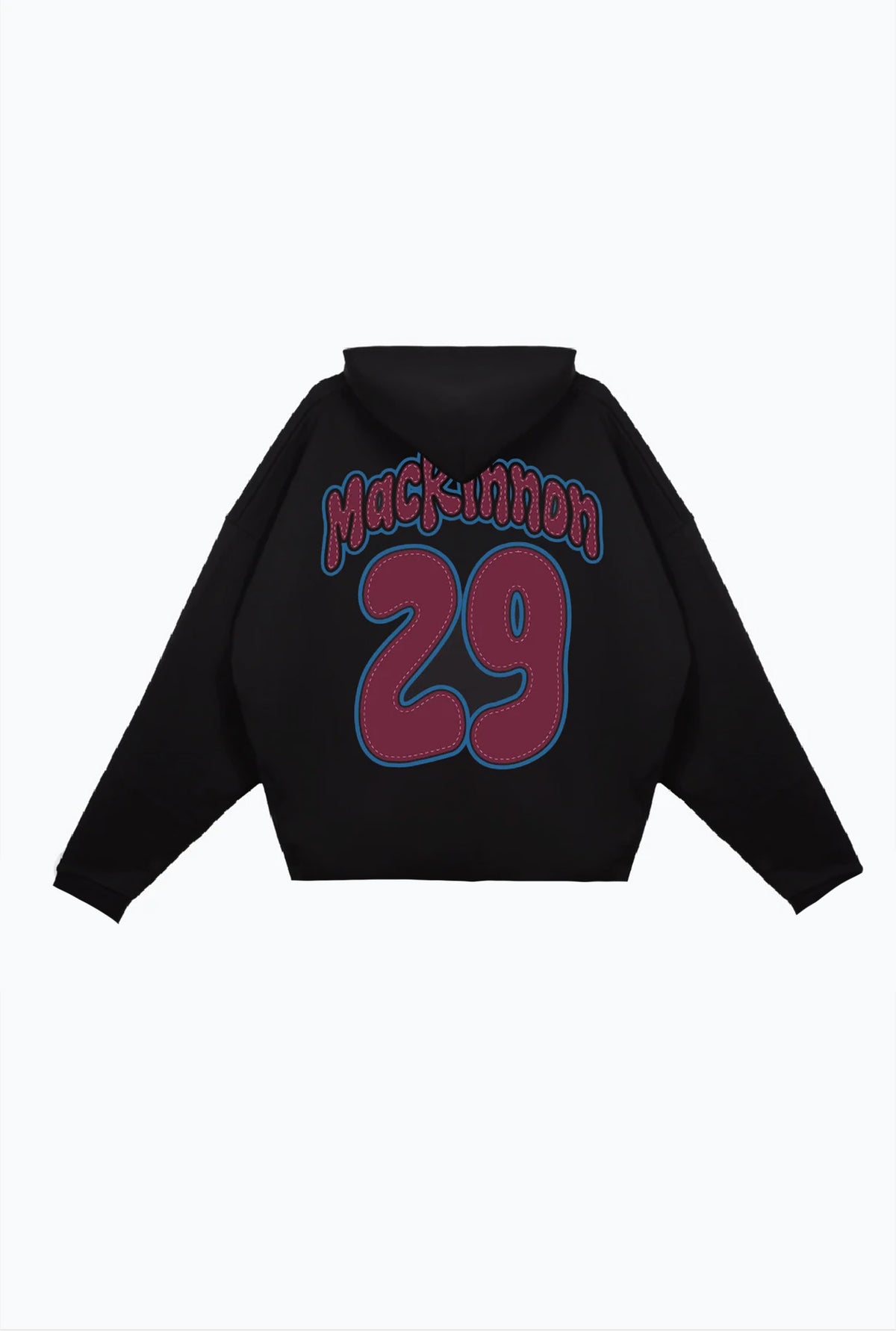 Nathan MacKinnon Relaxed Hoodie - Black
