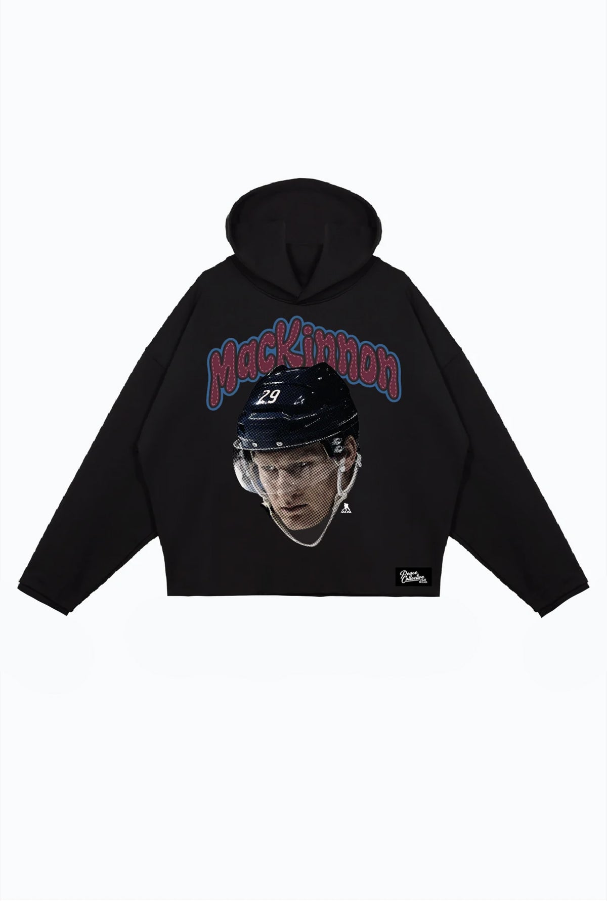 Nathan MacKinnon Relaxed Hoodie - Black