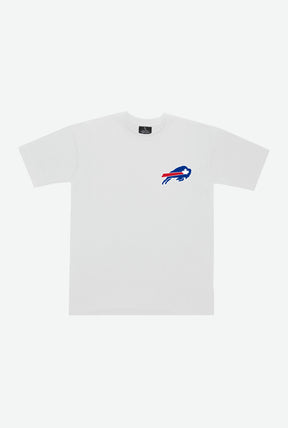 Buffalo Bills Canadian Thanksgiving Pop Up Heavyweight T-Shirt - White