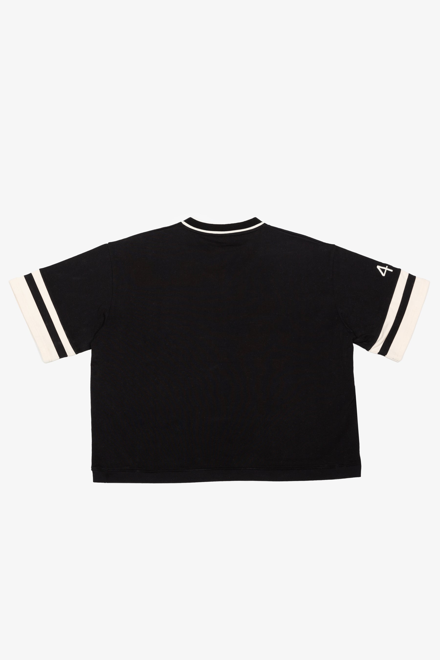 P/C x Jackie Robinson Heavyweight V-Neck T-Shirt - Black