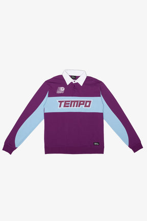 Toronto Tempo Oversized Rugby - Bordeaux / Hydrogen Blue