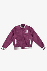 Toronto Tempo Women's Cropped Bomber Jacket - Bordeaux