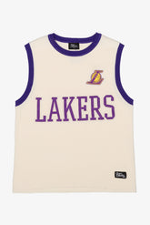 Los Angeles Lakers Knit Basketball Jersey - Ivory