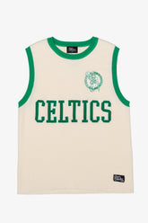 Boston Celtics Knit Basketball Jersey - Ivory