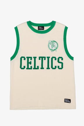 Boston Celtics Knit Basketball Jersey - Ivory