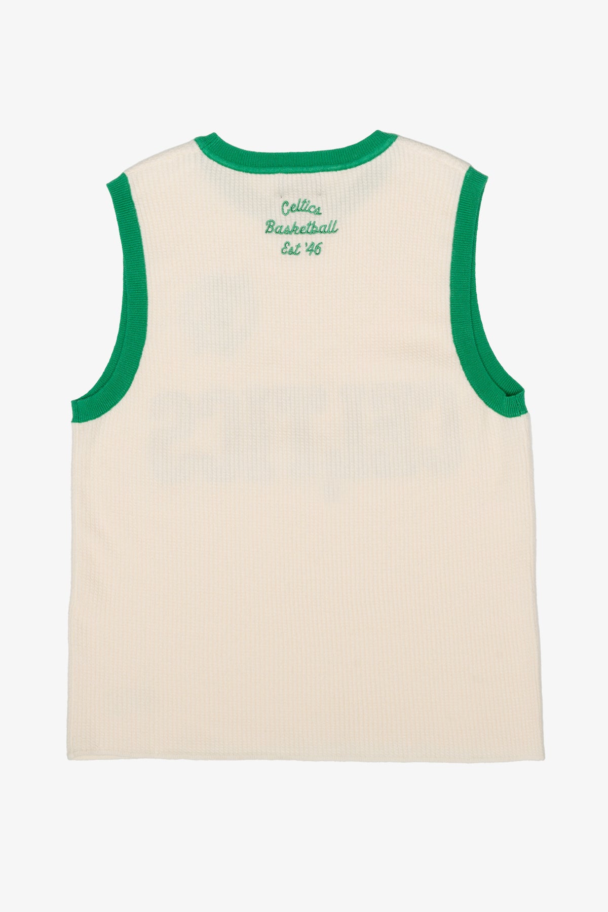 Boston Celtics Knit Basketball Jersey - Ivory