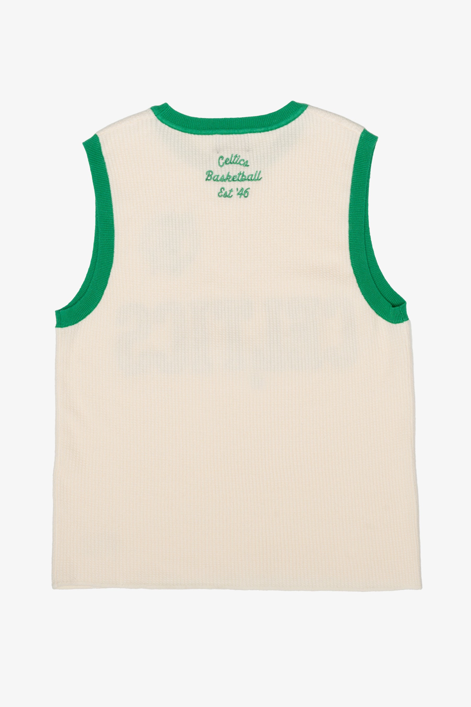 Boston Celtics Knit Basketball Jersey - Ivory