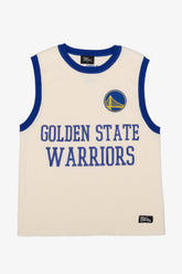 Golden State Warriors Strick-Basketballtrikot - Elfenbein
