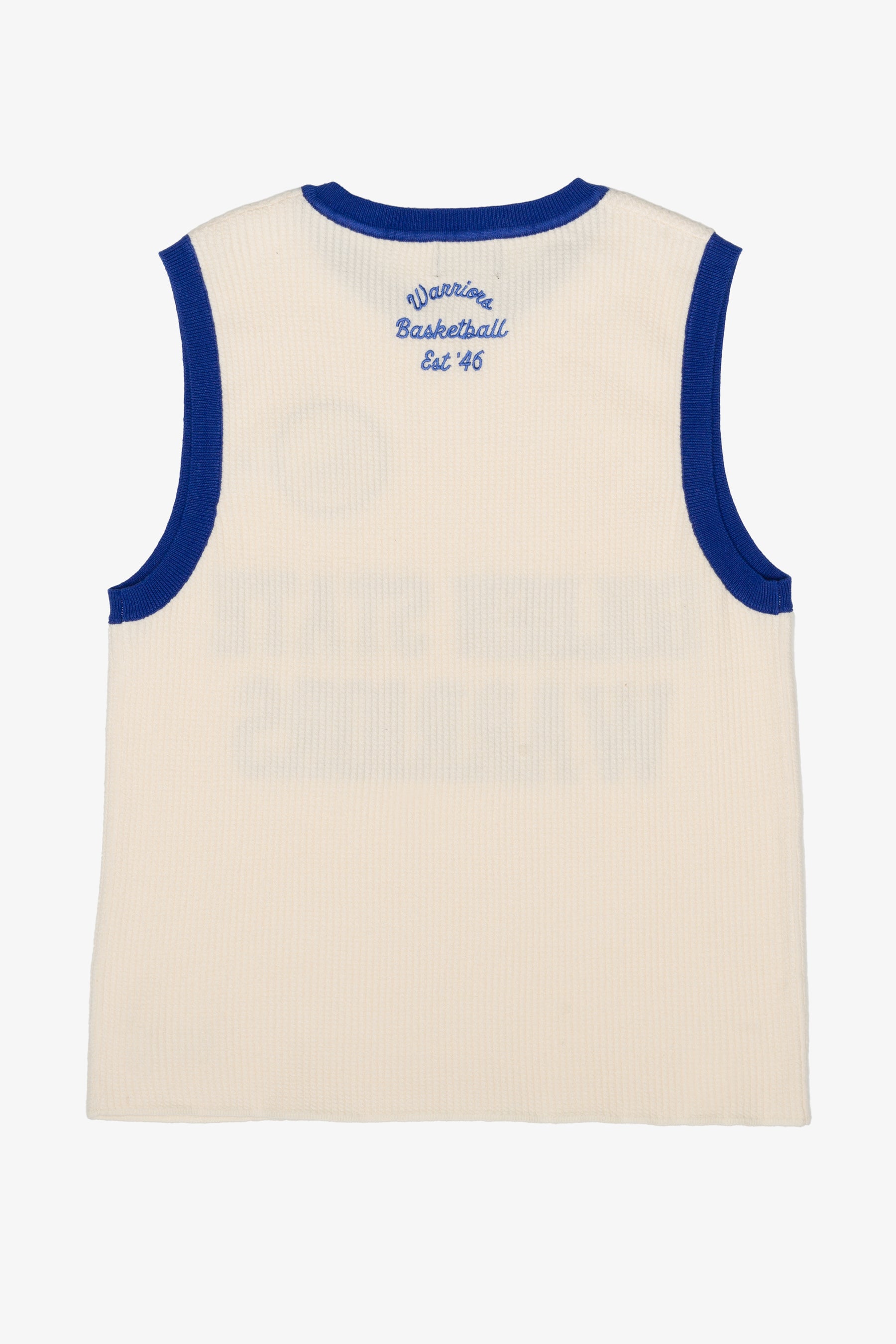 Golden State Warriors Strick-Basketballtrikot - Elfenbein