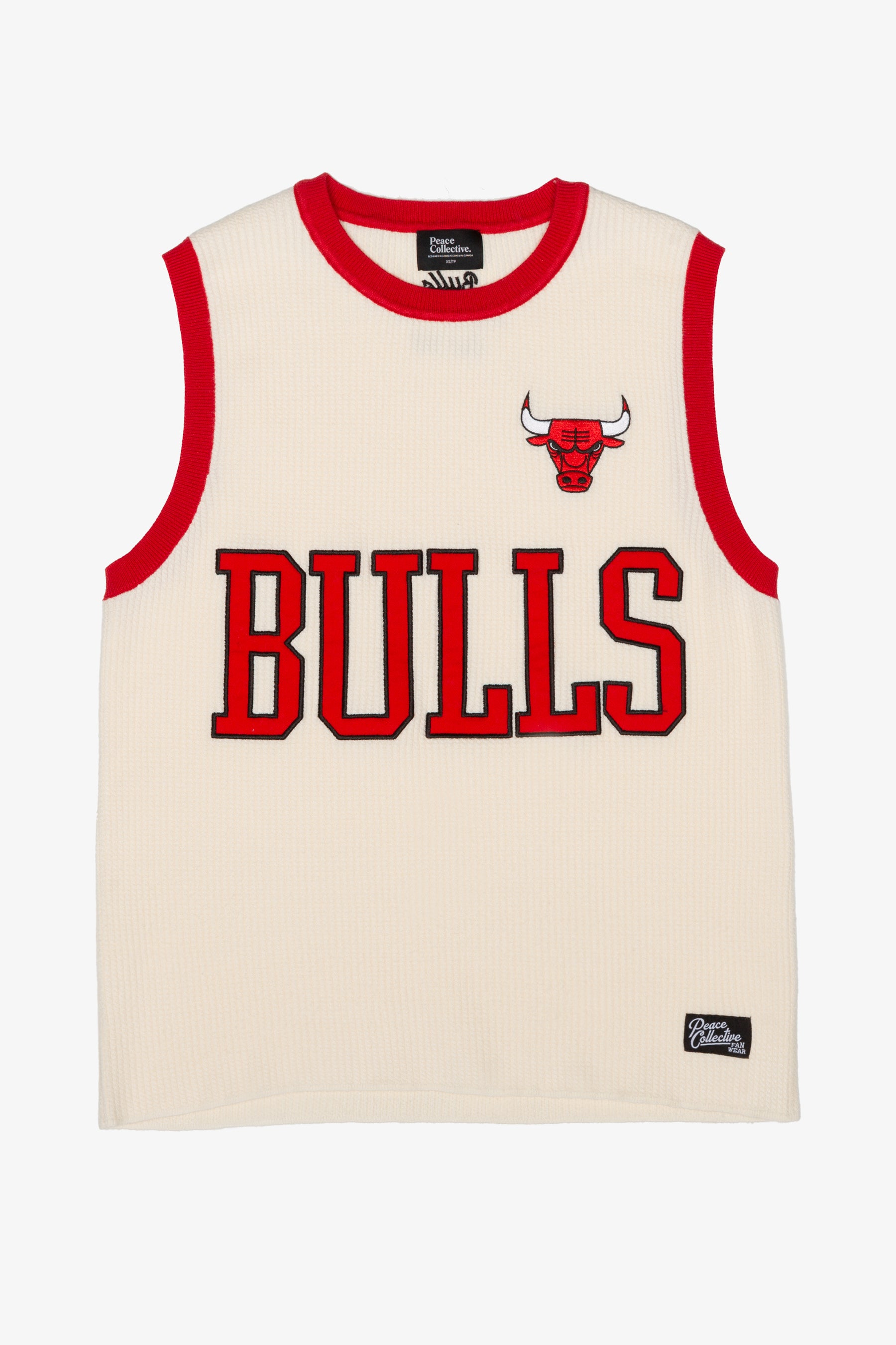 Chicago Bulls Knit Basketball Jersey - Ivory