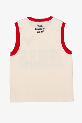 Chicago Bulls Knit Basketball Jersey - Ivory