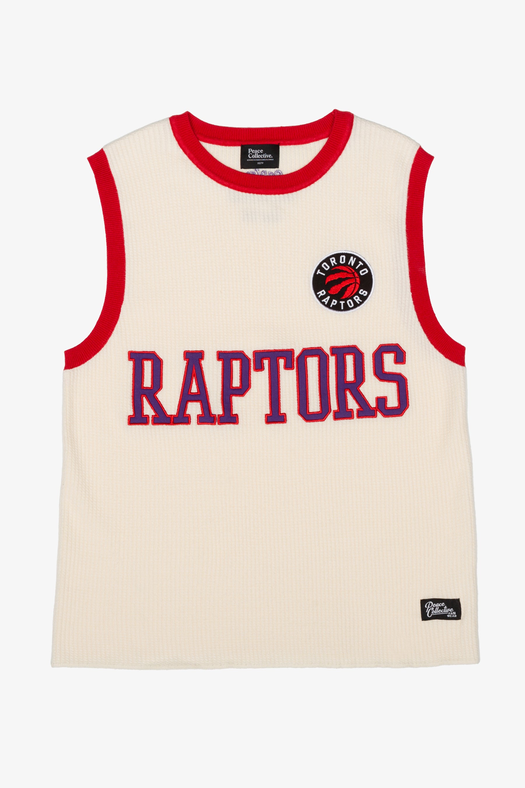 Toronto Raptors Knit Basketball Jersey - Ivory