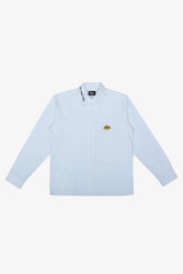 Los Angeles Lakers Long Sleeve Poplin Shirt - White / Blue