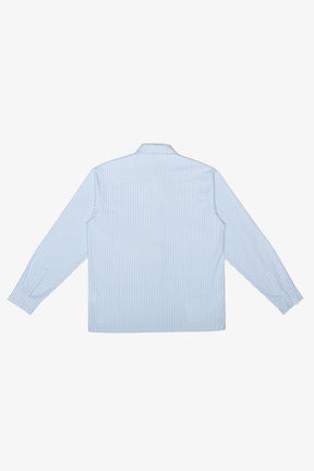 Los Angeles Lakers Long Sleeve Poplin Shirt - White / Blue