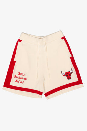 Chicago Bulls Knit Basketball Shorts - Ivory