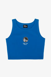 Golden State Warriors Cropped Tank - Blue