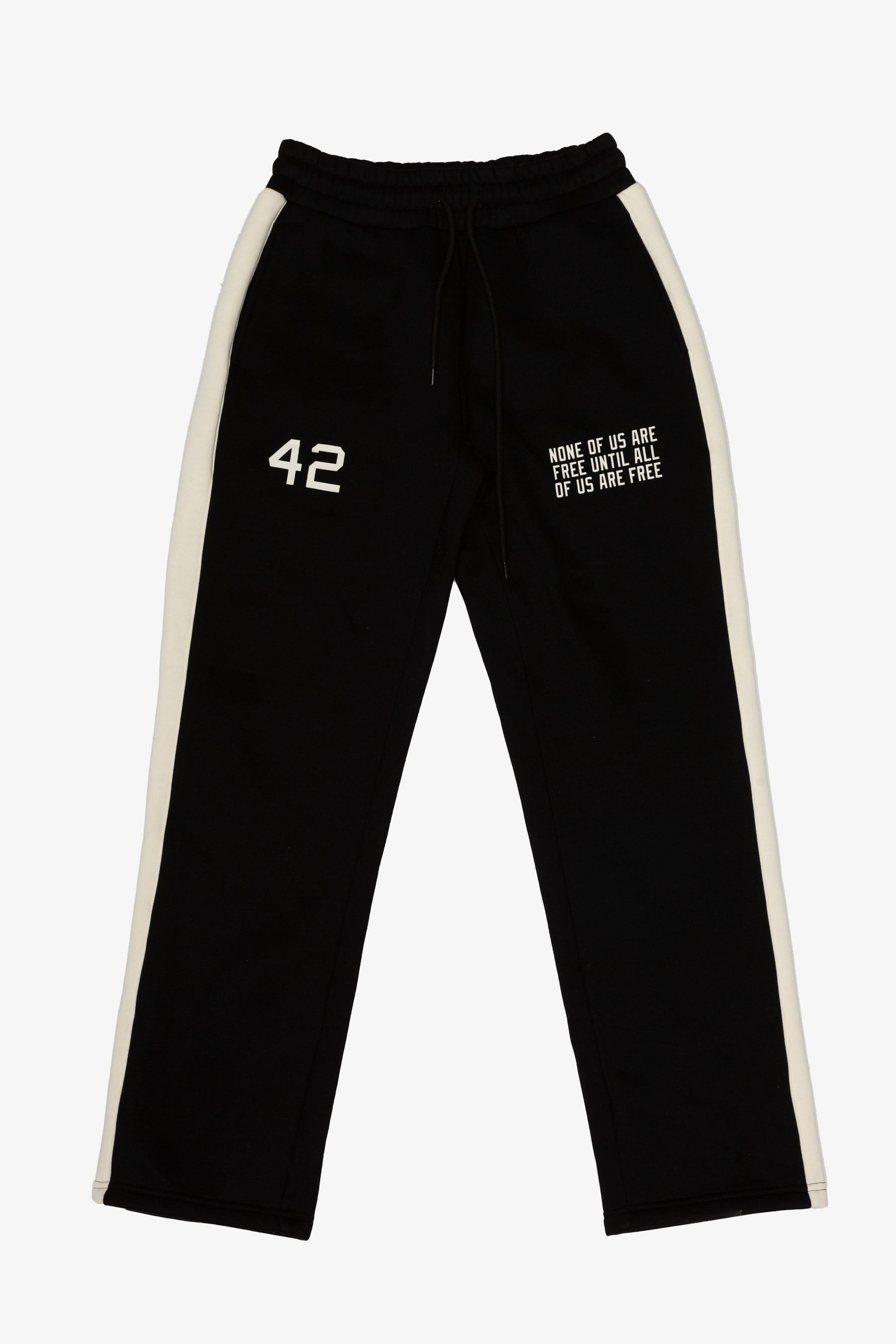 P/C x Jackie Robinson Open Hem Sweatpants - Black