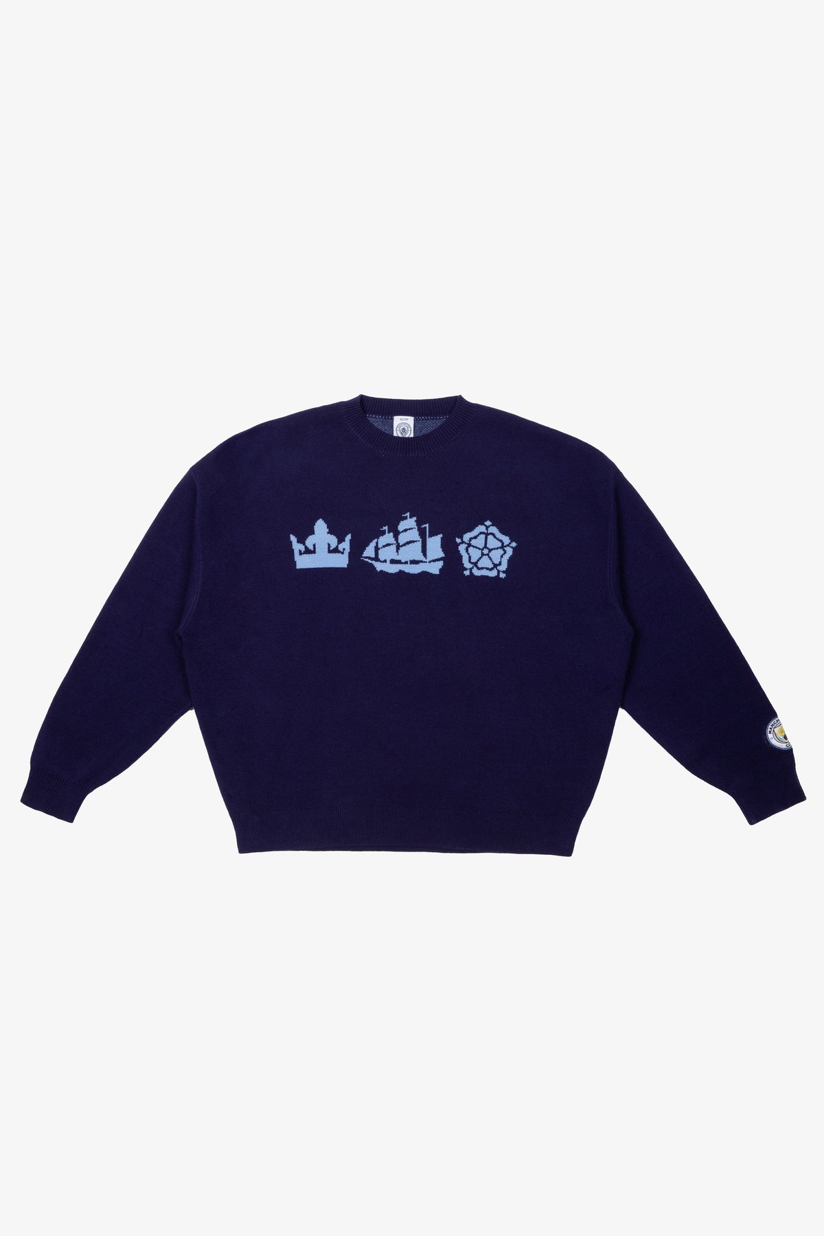 Manchester City Knit Sweater - Navy