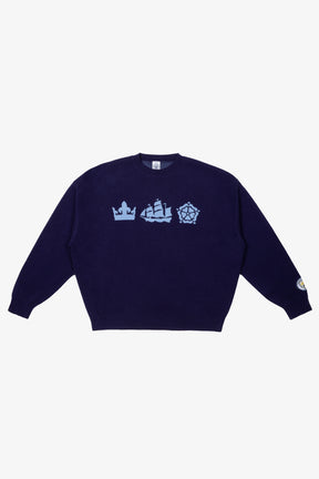 Manchester City Knit Sweater - Navy