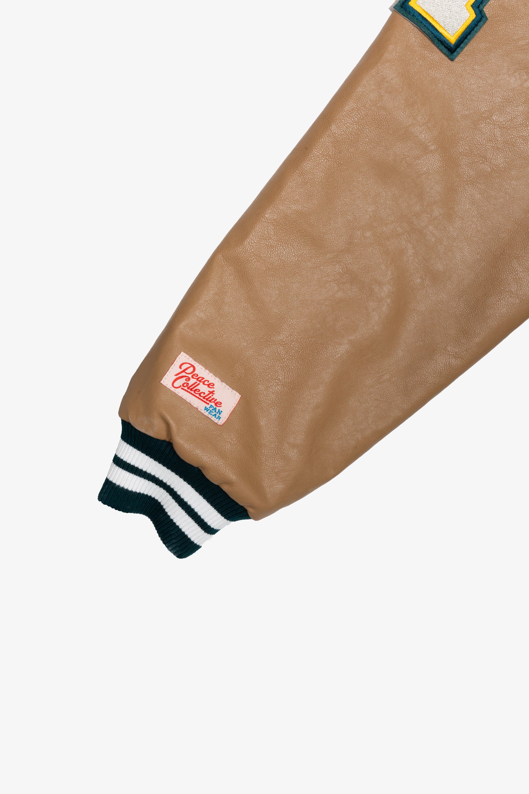 P/C x AJ Brown Varsity Jacket - Green