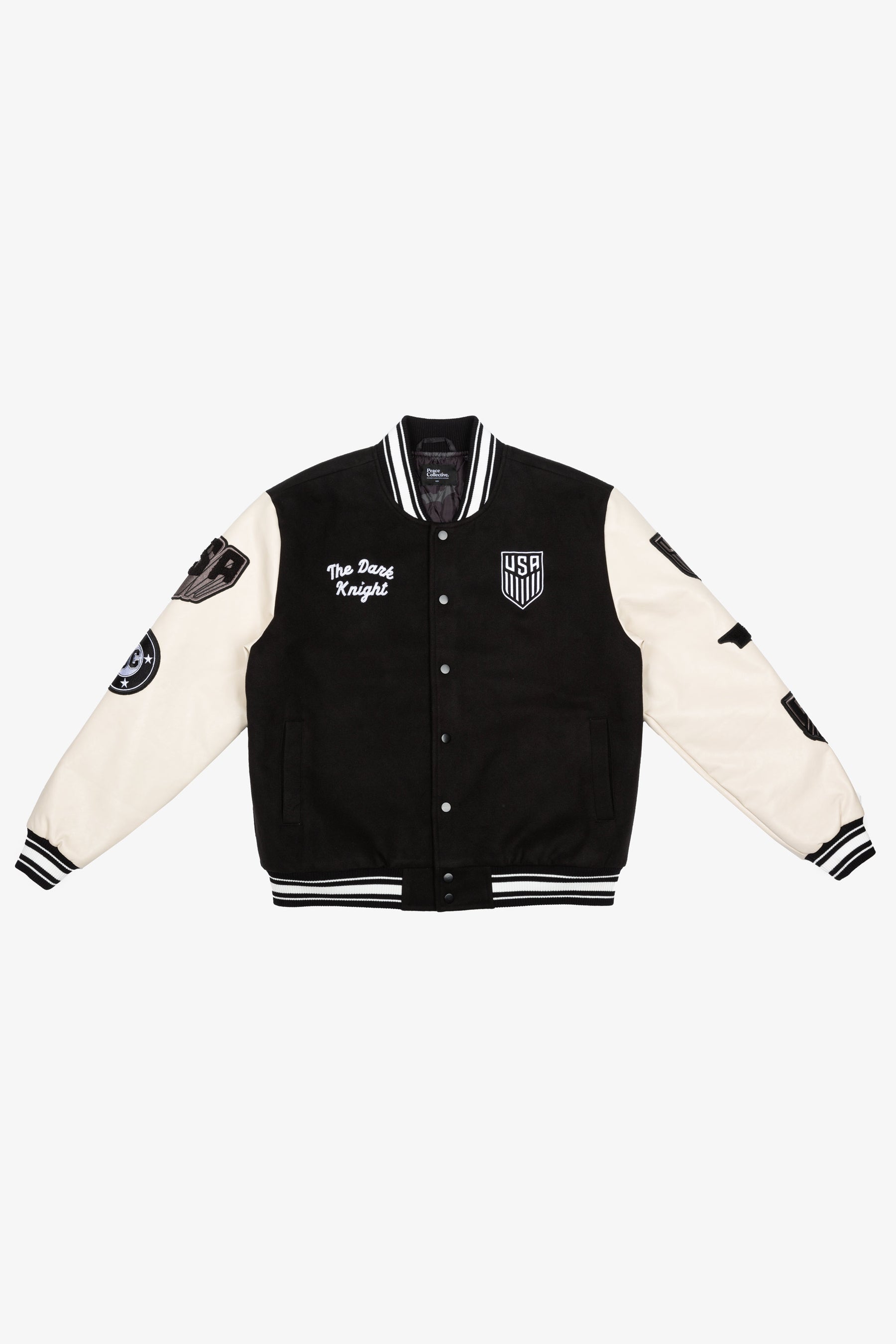 Chaqueta de nylon US Soccer x DC Comics Batman Varsity - Negra