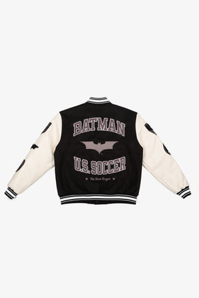Chaqueta de nylon US Soccer x DC Comics Batman Varsity - Negra