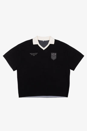 Maillot Batman US Soccer x DC Comics en maille - Noir