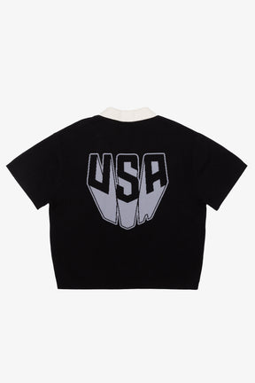 Maillot Batman US Soccer x DC Comics en maille - Noir