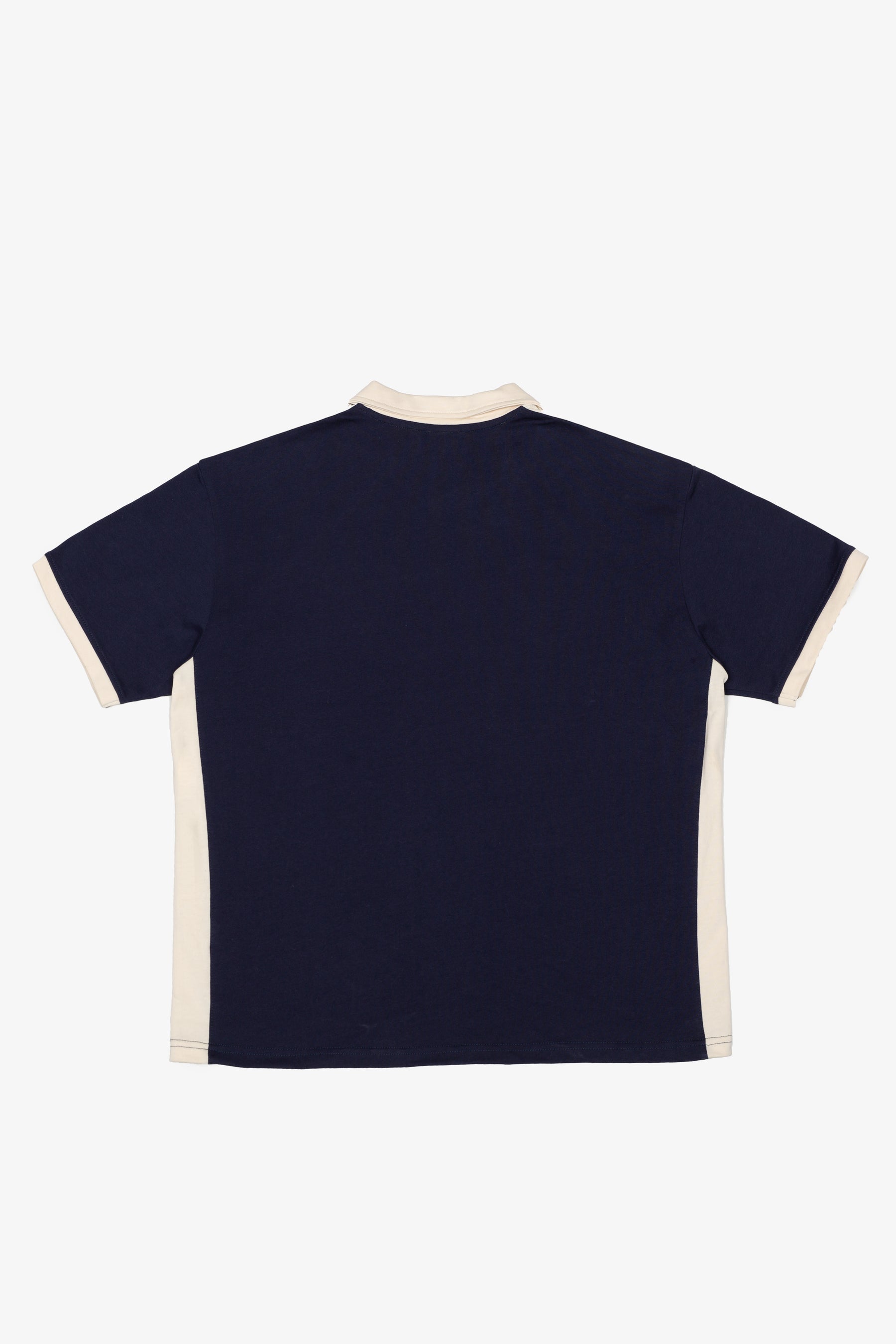 Los Angeles Galaxy Colour Block Soccer Jersey - Navy / Ivory