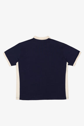 Los Angeles Galaxy Colour Block Soccer Jersey - Navy / Ivory