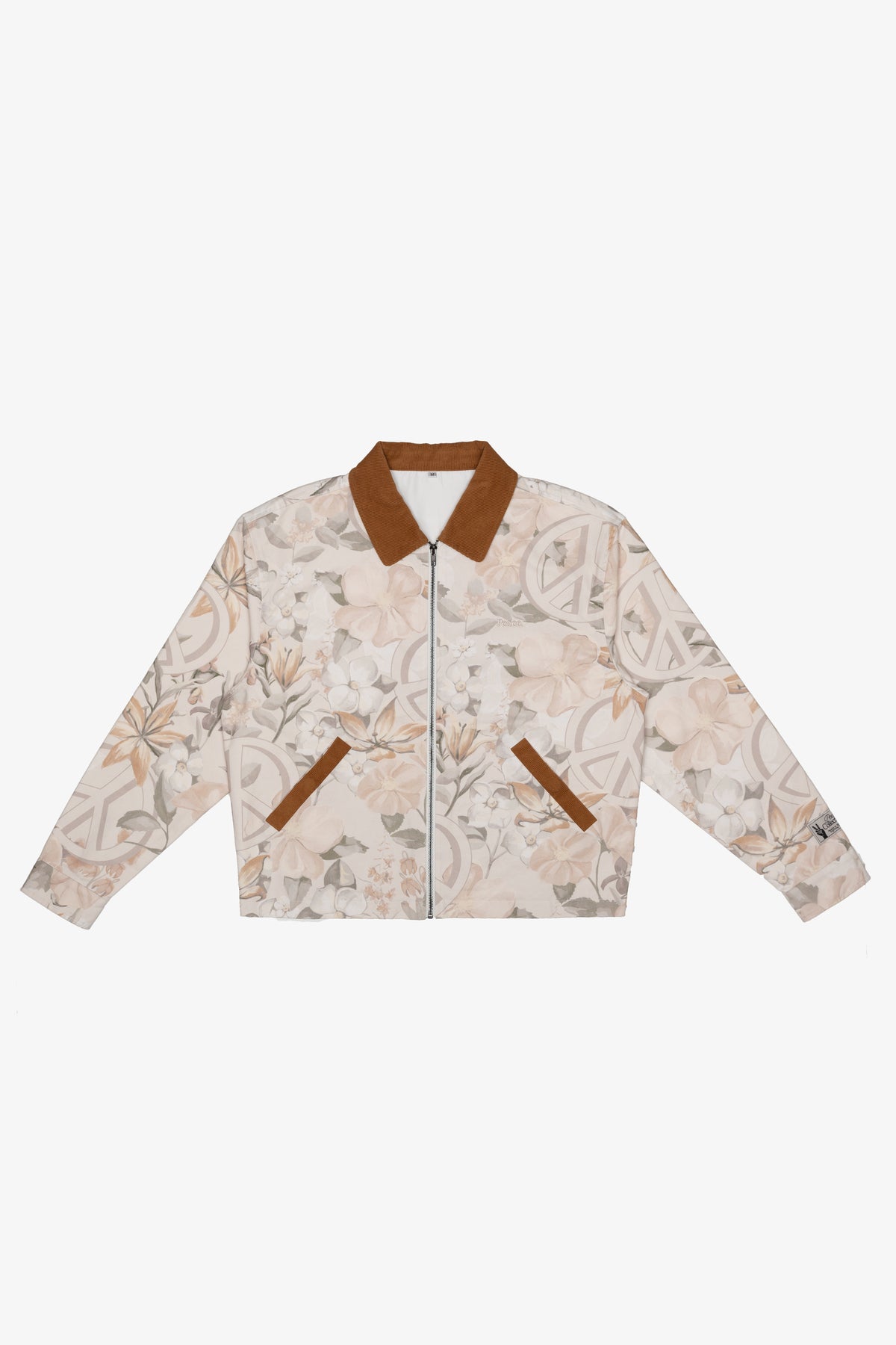 Peace Corduroy Work Jacket - Floral