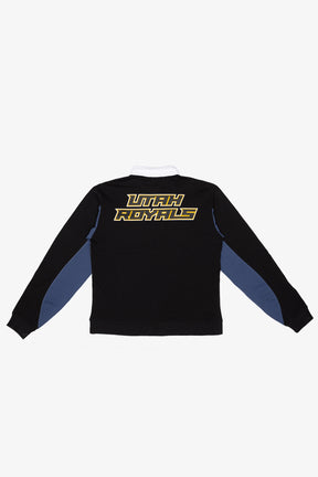 Utah Royals Rugby Polo - Black / Navy