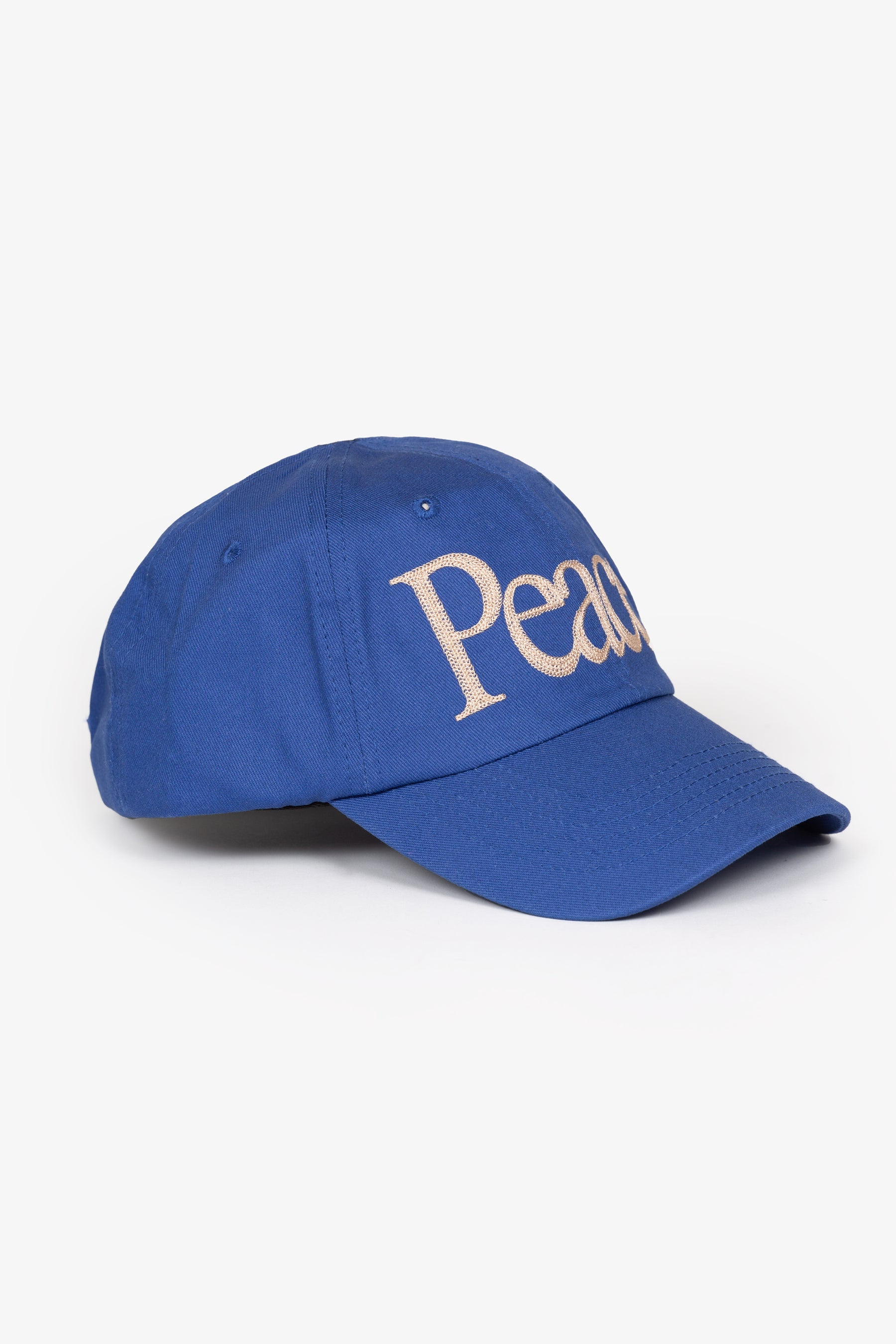 Peace Pigment Dye Dad Cap - Navy
