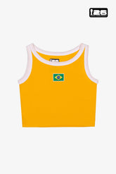 Débardeur court féminin FIFA Coupe du Monde 2026™ Brésil - Jaune
