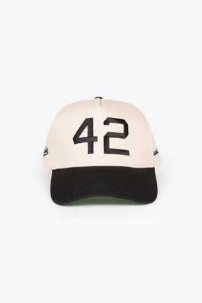 P/C x Jackie Robinson A-Frame Cap - Ivory