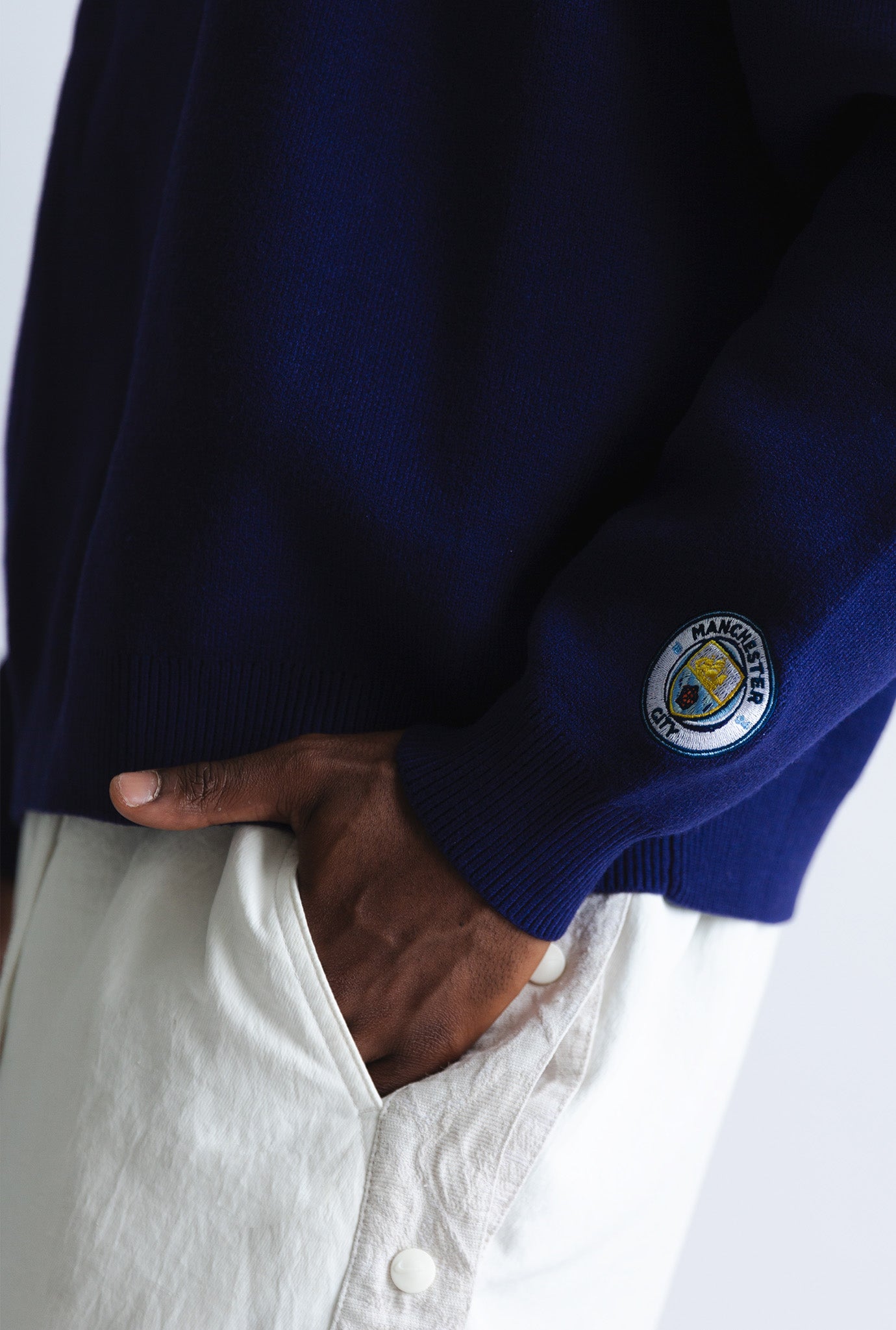 Manchester City Knit Sweater - Navy