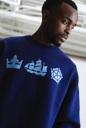 Manchester City Knit Sweater - Navy