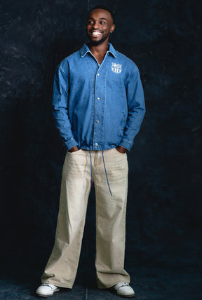 FC Barcelona Coach Jacket - Denim