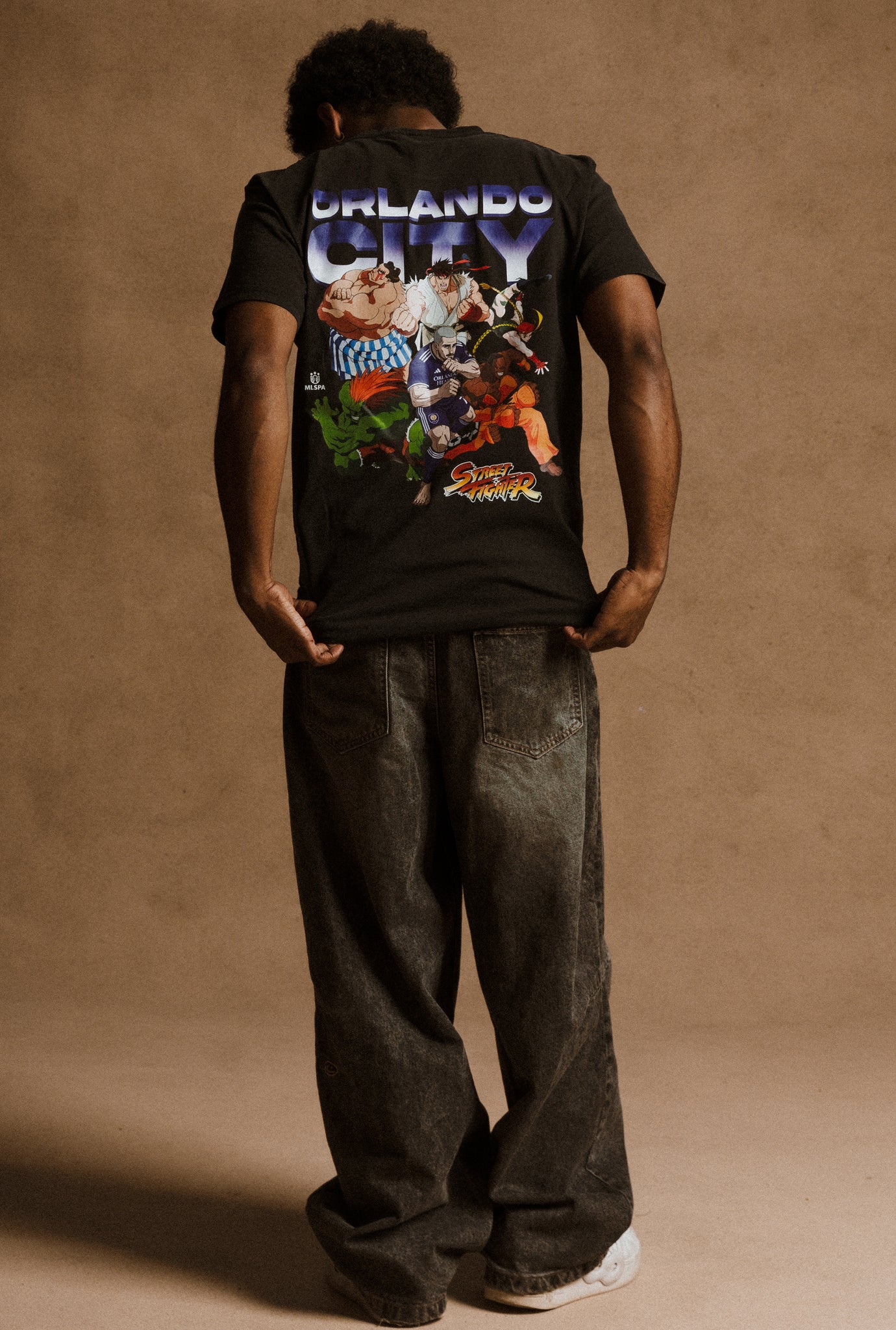 Orlando City SC x Street Fighter All Fighters Premium T-Shirt - Black