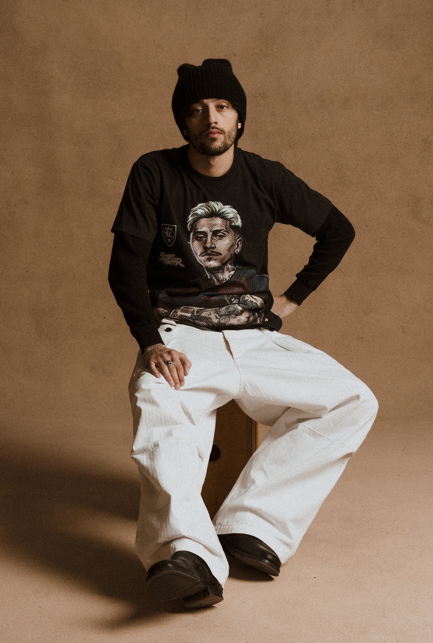 Real Salt Lake x Street Fighter Diego Luna Premium T-Shirt - Black