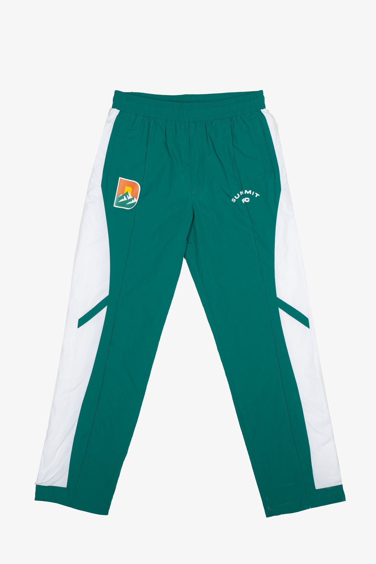 Denver Summit FC Colour Block Track Pants - Evergreen / White