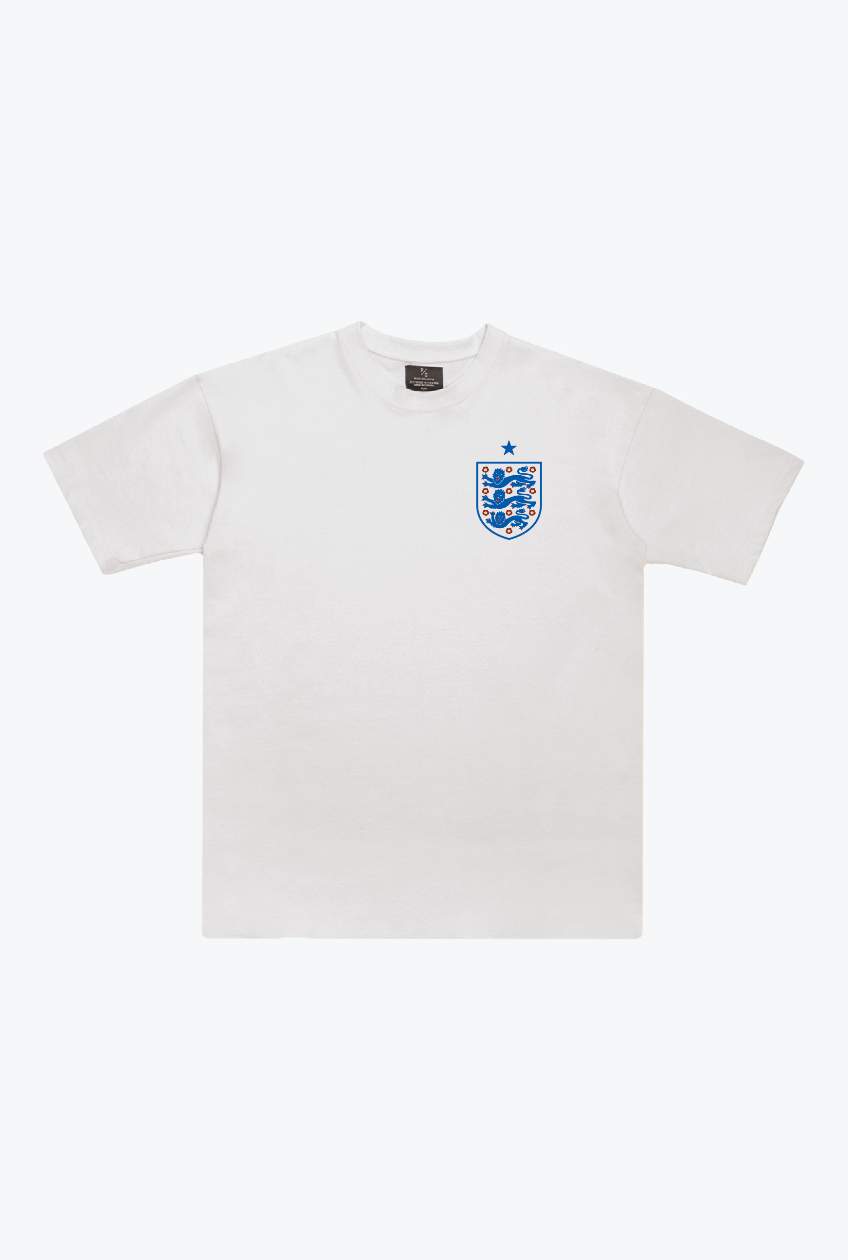 England Fußball-Schwergewichts-T-Shirt – Weiß
