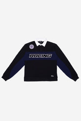 Racing Louisville FC Rugby Polo - Black / Deep Violet