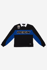 Seattle Reign FC Rugby Polo - Black / Royal