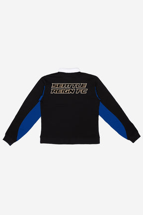 Seattle Reign FC Rugby Polo - Black / Royal