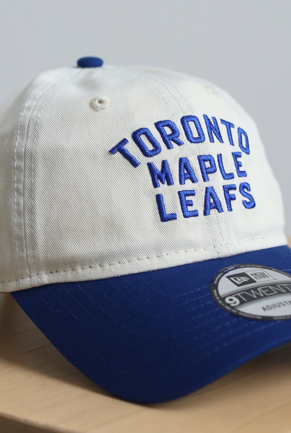 Toronto Maple Leafs Stacked 9TWENTY Adjustable Cap - Royal