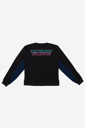Polo de rugby San Diego Wave FC - Noir/Bleu marine