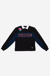 Polo de rugby San Diego Wave FC - Noir/Bleu marine